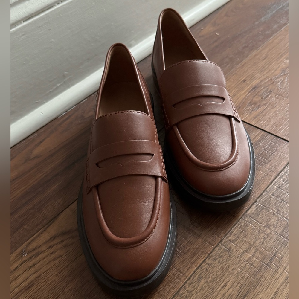 Madewell | Vernon brown leather loafers - Picture 3 of 6
